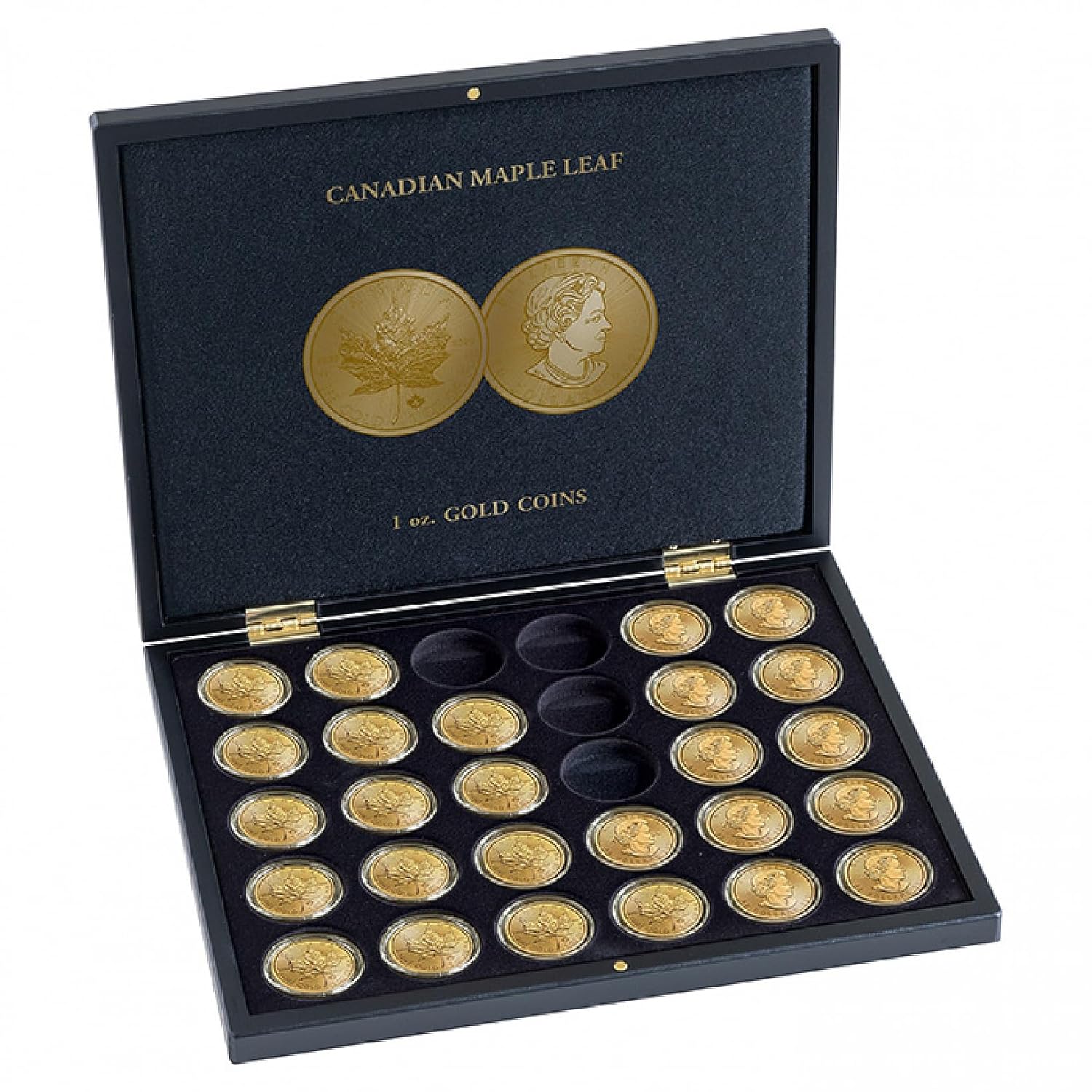 Луксозна кутия Volterra Uno за 30 броя златни монети от 1 oz Canadian Maple Leaf - Image 3