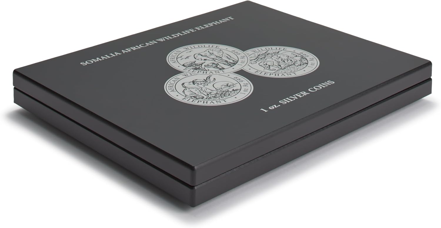 Луксозна кутия VOLTERRA за 20 броя Somalia Silver Elephant - Image 2